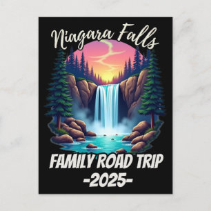 Niagara Herfsten Road Trip Familie Vakantie Trip M Briefkaart