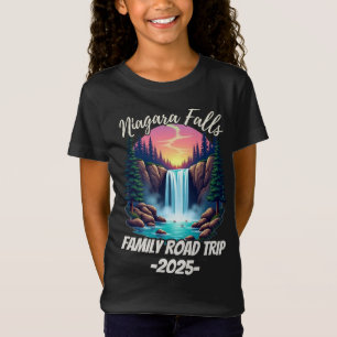 Niagara Herfsten Road Trip Familie Vakantie Trip M T-shirt