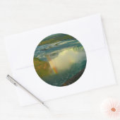 niagara herfsten ronde sticker (Envelop)