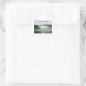 Niagara Herfsten Ronde Sticker (Tas)