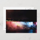 niagara herfsten ' s nachts briefkaart (Voorkant / Achterkant)