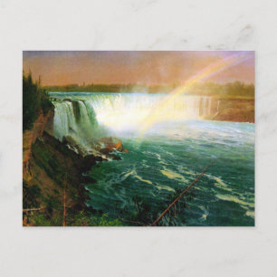 Niagara herfsten schilderij kunstenaar Albert Bier Briefkaart