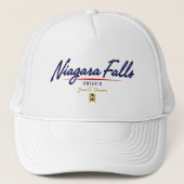 Niagara Herfsten Script Trucker Pet (Voorkant)