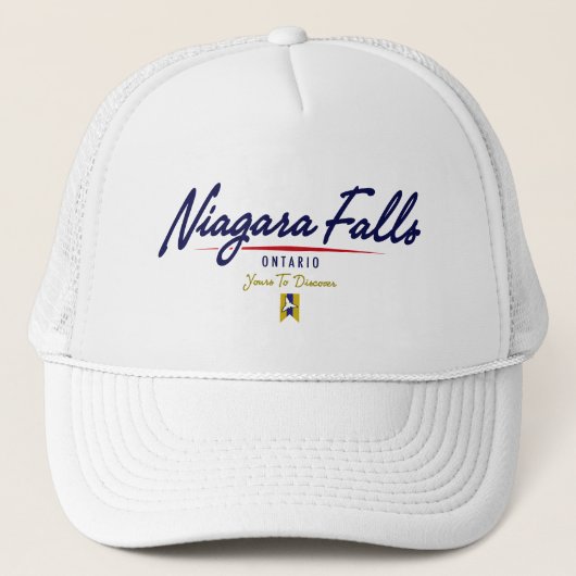 Niagara Herfsten Script Trucker Pet (Voorkant)