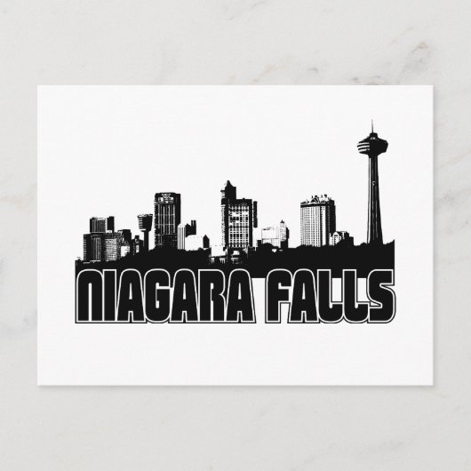 Niagara Herfsten Skyline Briefkaart (Voorkant)