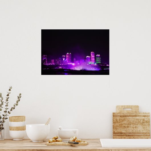 Niagara Herfsten Skyline Poster (Keuken)