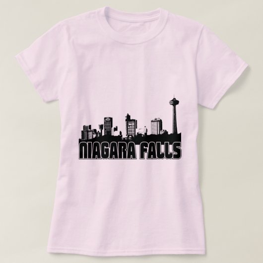 Niagara Herfsten Skyline T-shirt (Design voorkant)