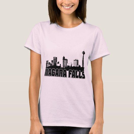 Niagara Herfsten Skyline T-shirt (Voorkant)