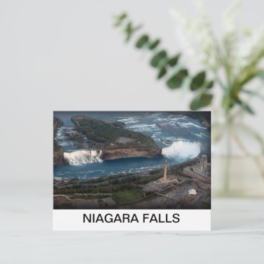 Niagara Herfsten souvenir & gift Briefkaart (Staand voorkant)