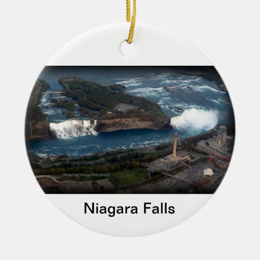 Niagara Herfsten souvenir & gift Keramisch Ornament (Voorkant)