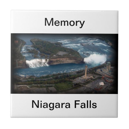 Niagara Herfsten souvenir & gift Tegeltje (Voorkant)