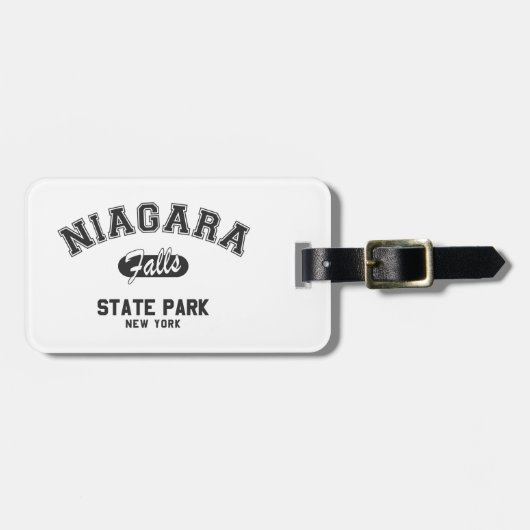 Niagara Herfsten State Park, New York Bagagelabel (Voorkant horizontaal)