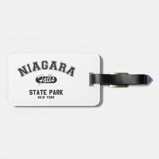 Niagara Herfsten State Park, New York Bagagelabel (Achterkant horizontaal)