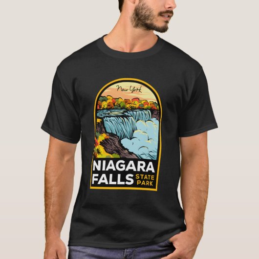 Niagara Herfsten State Park NY T-shirt (Voorkant)