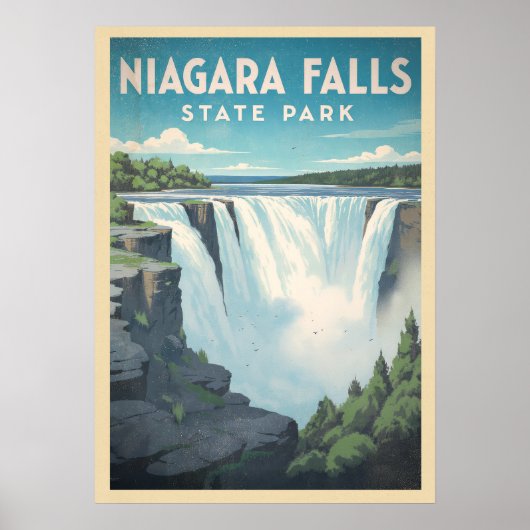 Niagara Herfsten State Park V01 Poster (Voorkant)