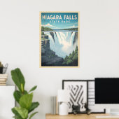 Niagara Herfsten State Park V01 Poster (Thuiskantoor)