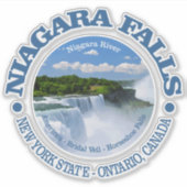 Niagara Herfsten Sticker (Voorkant)