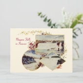  Niagara Herfsten Summer Party Invitation Kaart (Staand voorkant)