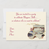 Niagara Herfsten Summer Party Invitation Kaart (Achterkant)