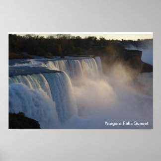Niagara Herfsten Sunset Poster