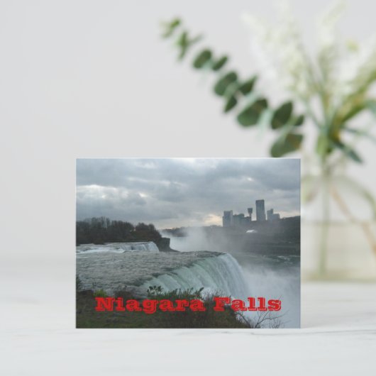 Niagara Herfsten (tekst) Briefkaart (Staand voorkant)