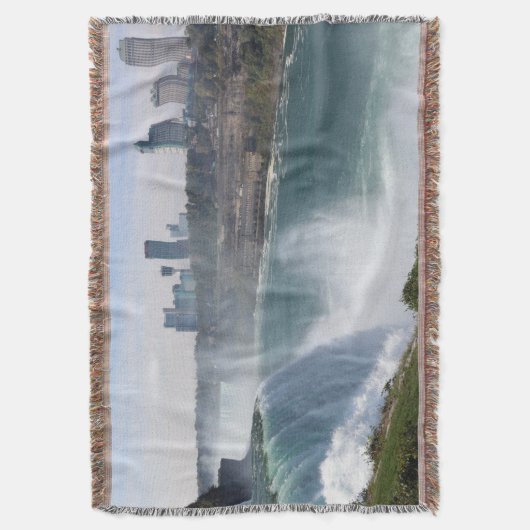 Niagara Herfsten Throw Blanket Deken (Voorkant Verticaal)