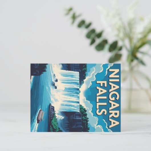  Niagara Herfsten Tour Boat Briefkaart (Staand voorkant)