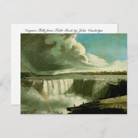 Niagara-Herfsten uit Table Rock Briefkaart (Voorkant / Achterkant)