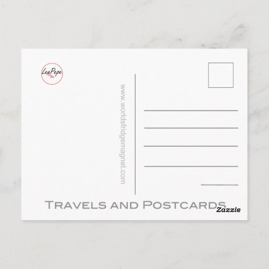 NIAGARA HERFSTEN - UITZICHT BRIEFKAART (Achterkant)