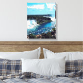 NIAGARA HERFSTEN - UITZICHT CANVAS AFDRUK (Insitu (Slaapkamer))
