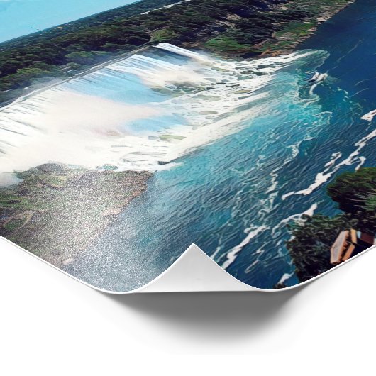 NIAGARA HERFSTEN - UITZICHT FOTO AFDRUK (Hoek)