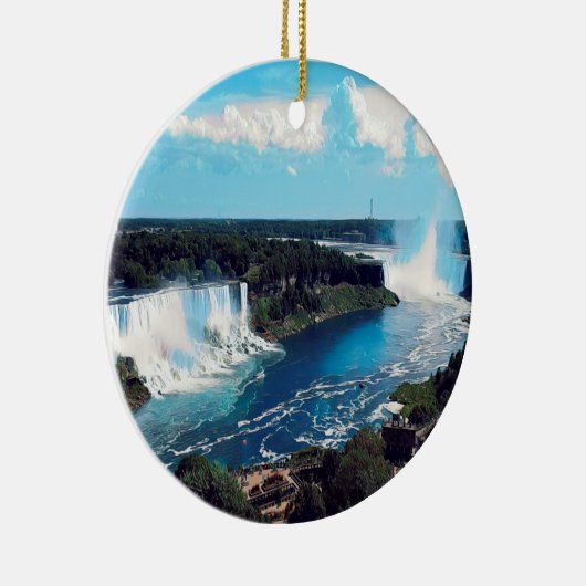 NIAGARA HERFSTEN - UITZICHT KERAMISCH ORNAMENT (Rechts)