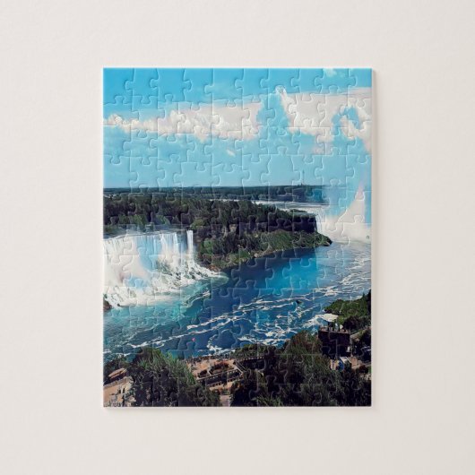 NIAGARA HERFSTEN - UITZICHT LEGPUZZEL (Verticaal)