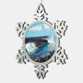 NIAGARA HERFSTEN - UITZICHT TIN SNEEUWVLOK ORNAMENT (Rechts)