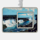 NIAGARA HERFSTEN - UITZICHT VERZILVERD OMLIJST ORNAMENT (Voorkant)