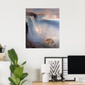 Niagara-Herfsten van Amerikaanse zijde Poster (Thuiskantoor)