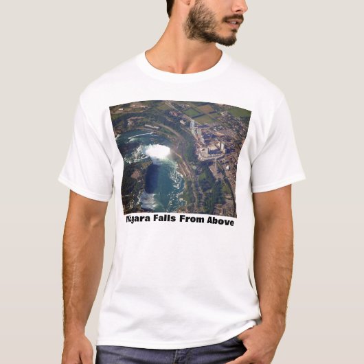 Niagara-Herfsten van bovenaf T-shirt (Voorkant)