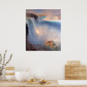 Niagara-Herfsten van de Amerikaanse zijde Poster (Keuken)