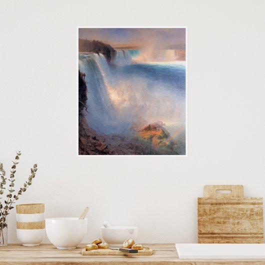 Niagara-Herfsten van de Amerikaanse zijde Poster (Keuken)