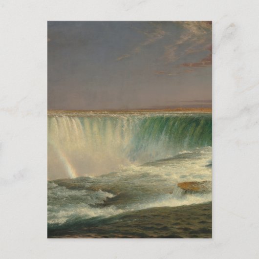Niagara-Herfsten van de Frederic Edwin Church Briefkaart (Voorkant)