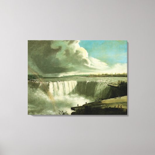 Niagara Herfsten van Table Rock van John Vanderlyn Canvas Afdruk (Voorkant)