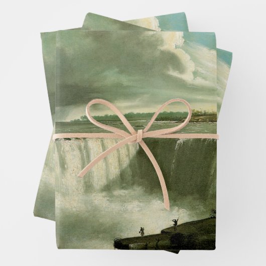 Niagara Herfsten van Table Rock van John Vanderlyn Inpakpapier Vel (In situ)