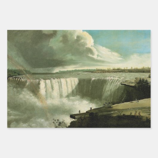 Niagara Herfsten van Table Rock van John Vanderlyn Inpakpapier Vel (Voorkant)