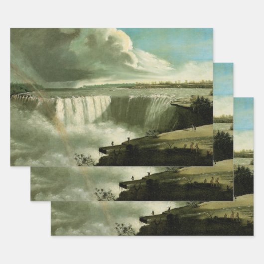 Niagara Herfsten van Table Rock van John Vanderlyn Inpakpapier Vel (Set)