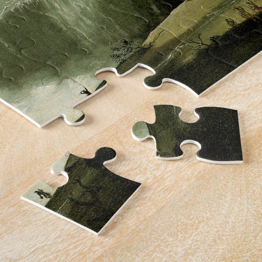 Niagara Herfsten van Table Rock van John Vanderlyn Legpuzzel (Zijkant)