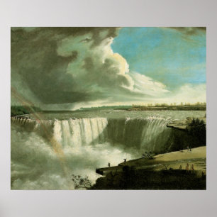 Niagara Herfsten van Table Rock van John Vanderlyn Poster