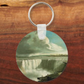 Niagara Herfsten van Table Rock van John Vanderlyn Sleutelhanger (Achterkant)