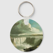 Niagara Herfsten van Table Rock van John Vanderlyn Sleutelhanger (Achterkant)