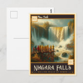 Niagara Herfsten, Verenigde Staten |  Briefkaart (Voorkant / Achterkant)