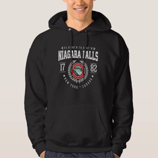 Niagara Herfsten Verenigde Staten Canada Souvenir  Hoodie (Voorkant)